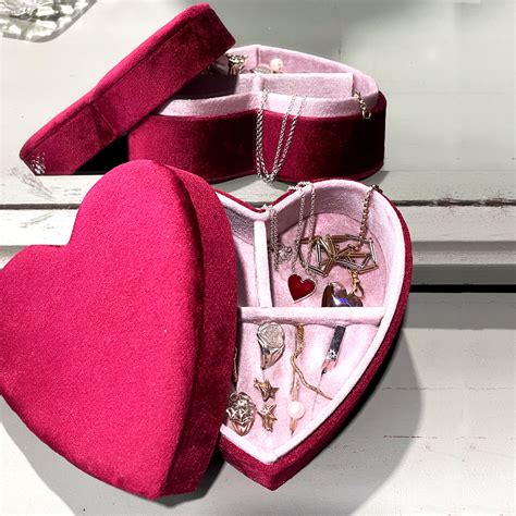 metal heart jewelry box|heart shaped jewellery box.